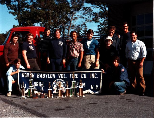 1973 Team Photo. 
In this photot from left to right:
Bottom Row: Terry McSweeney and Don Bennevento.
Middle row: Frank Sciacca, Cliff Ackley, Sal Cannone, Tony Bennevento, Philip Bifulco, John Obremski, -- and Andy Lyman.
Top row; John Kunze and --.